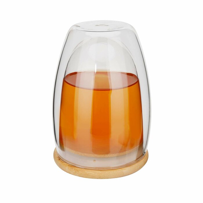 glass coffee mug with lid