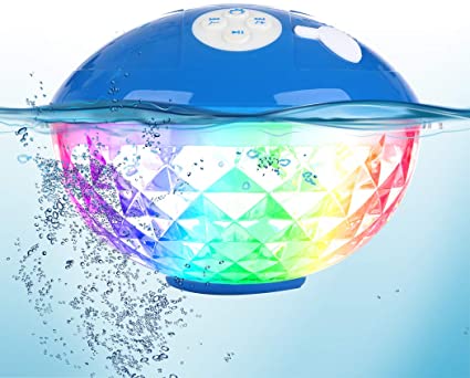 Bluetooth Speakers with Colorful Pool Lights