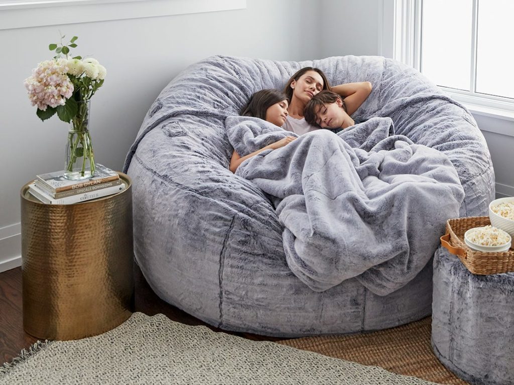 lovesac bean bag couch