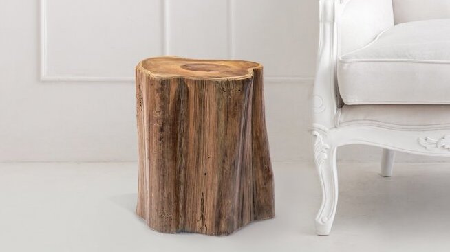 12 Best Log Side Tables For a ‘Cabin in the Woods’ Vibe